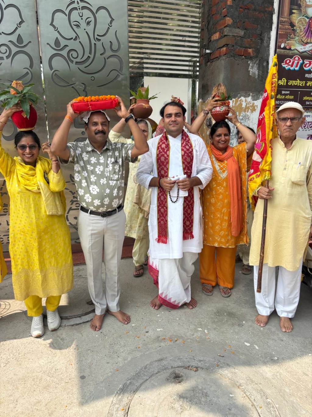 Grand Commencement of the Shri Shiv Mahapuran Katha at Shri Ganesh Temple Narsi Village Sector32